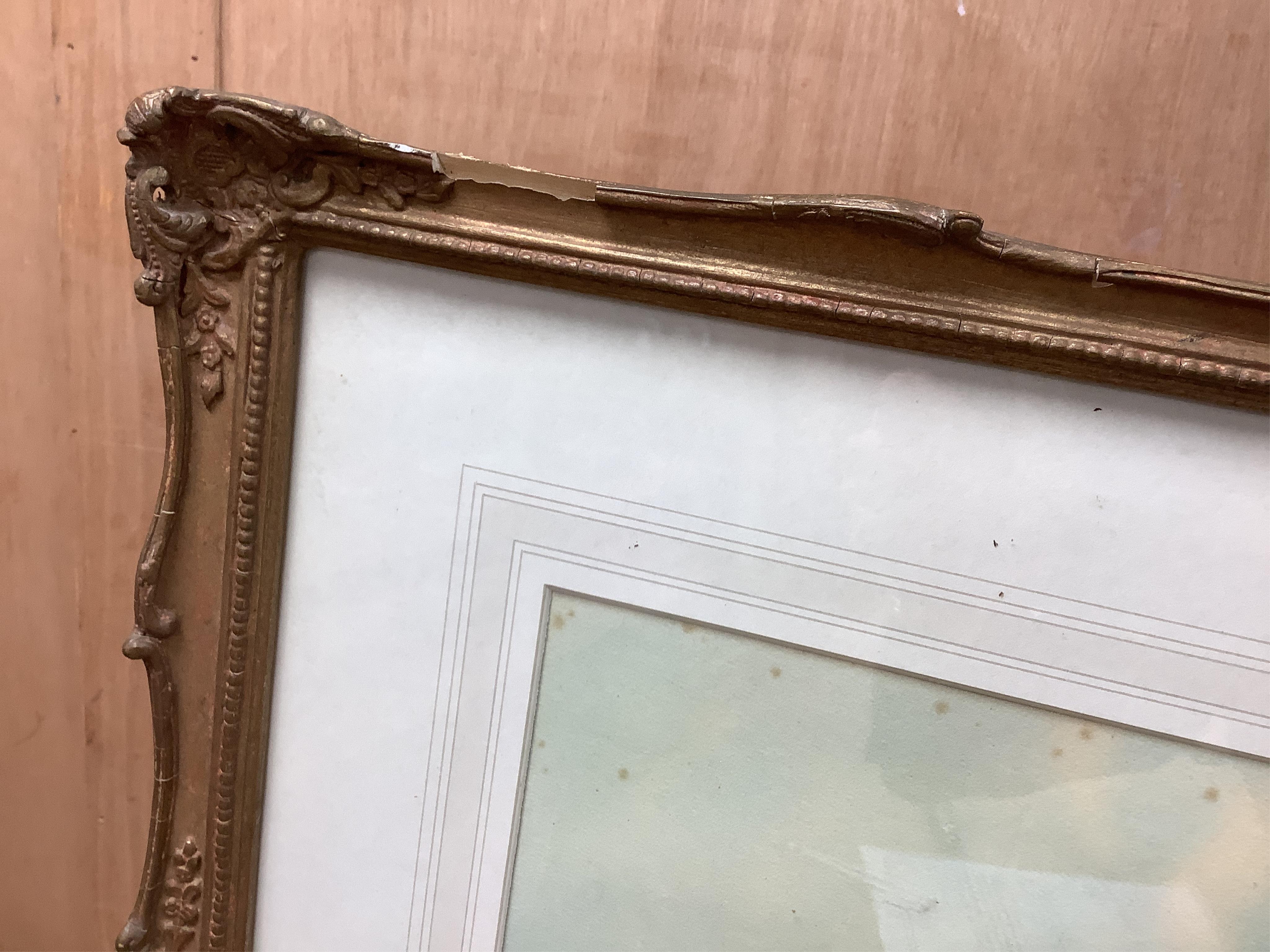 Alberto Prosdocimi (Italian, 1852-1925), Venice Lagoon, signed, watercolour, 30 x 49cm